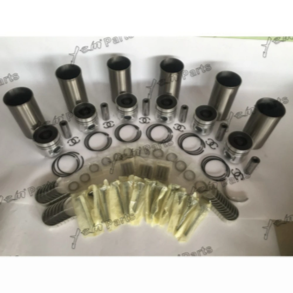 FE6 Repair Kit With Piston Rings Liner Engine Valve Bearings for Nissan Fast Delivery Engine Parts