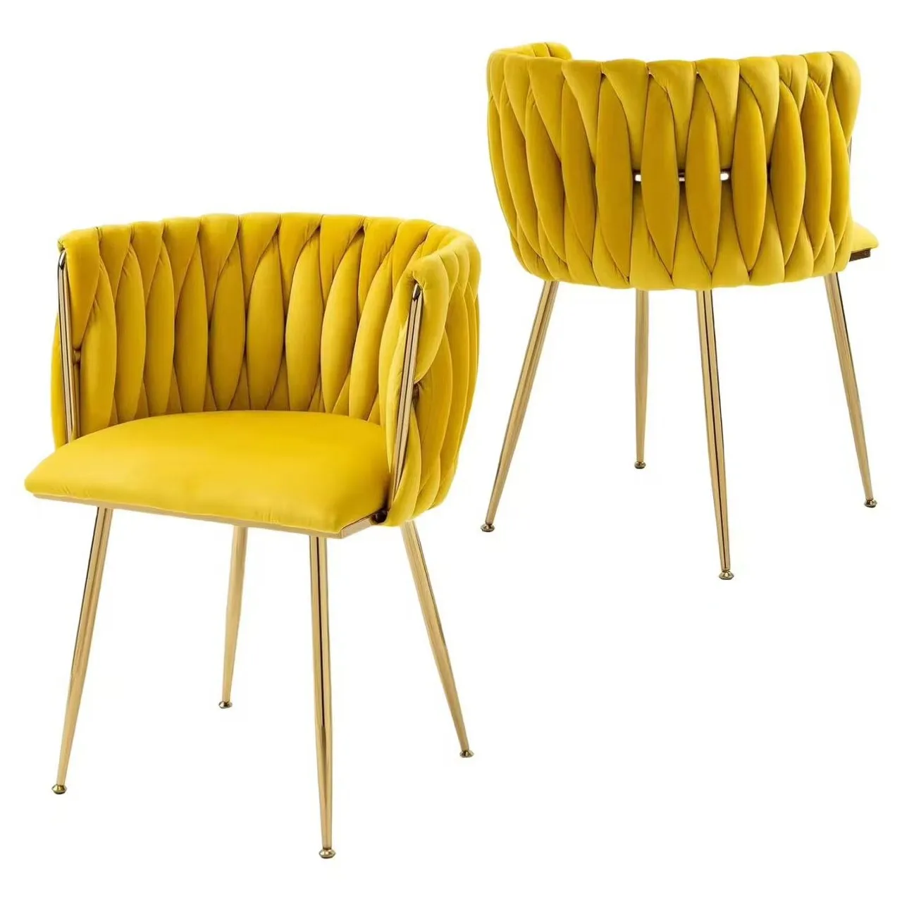 Italian Design Modern Luxury Durable Leather Fabric Dining Chairs Metal Construction Black Home Furniture for Home Bar