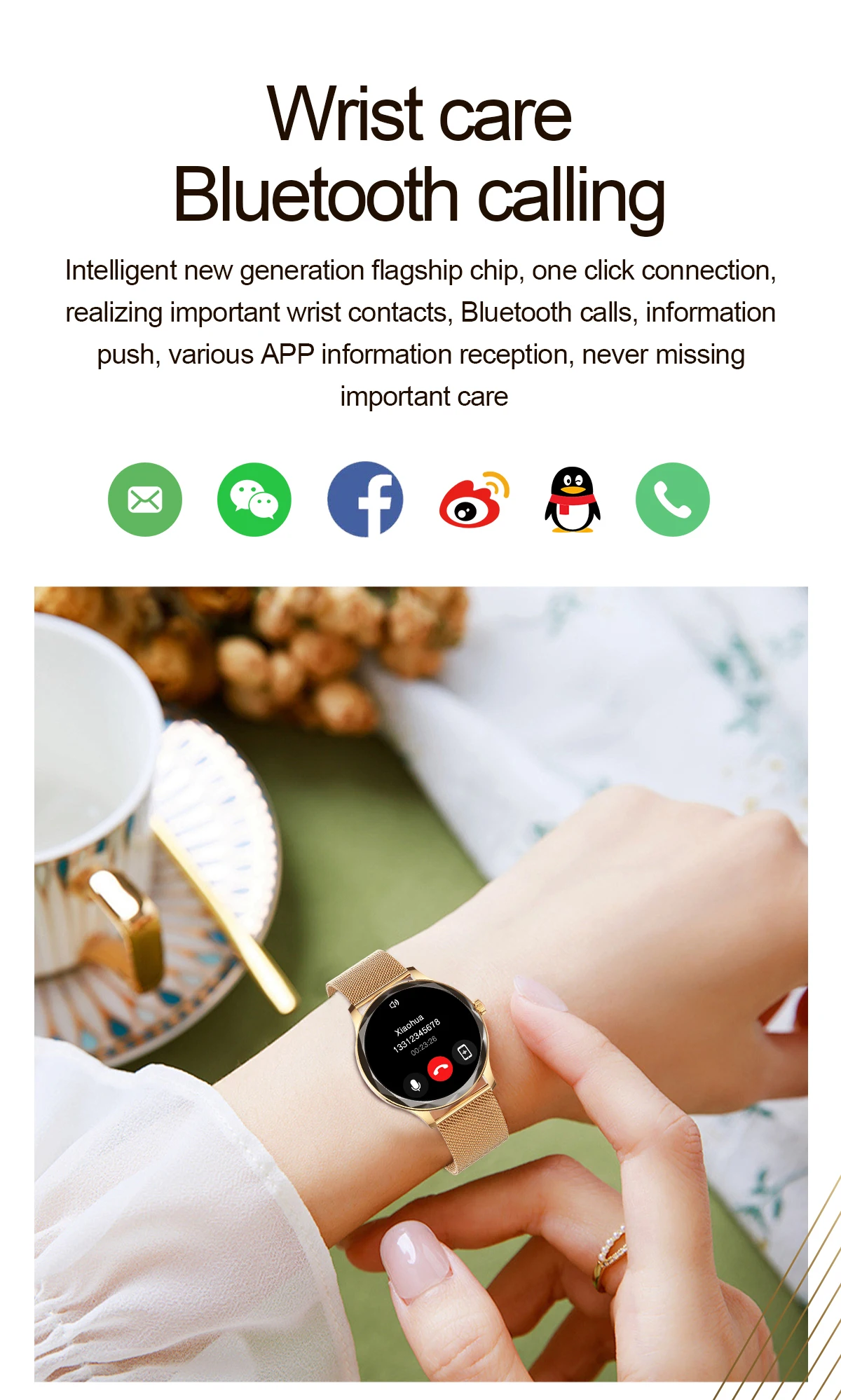 Welcome OEM Order, Factory Whole Selling Diamond Women's Health Monitoring Smartwatch 1.32-inch Amoled Bt Call Ai Voice Assistant Heart Rate Blood Pressure Smart Watch - Buy Women Reloj Smartwatch smart Watch Fw45 ladies Smart Watch