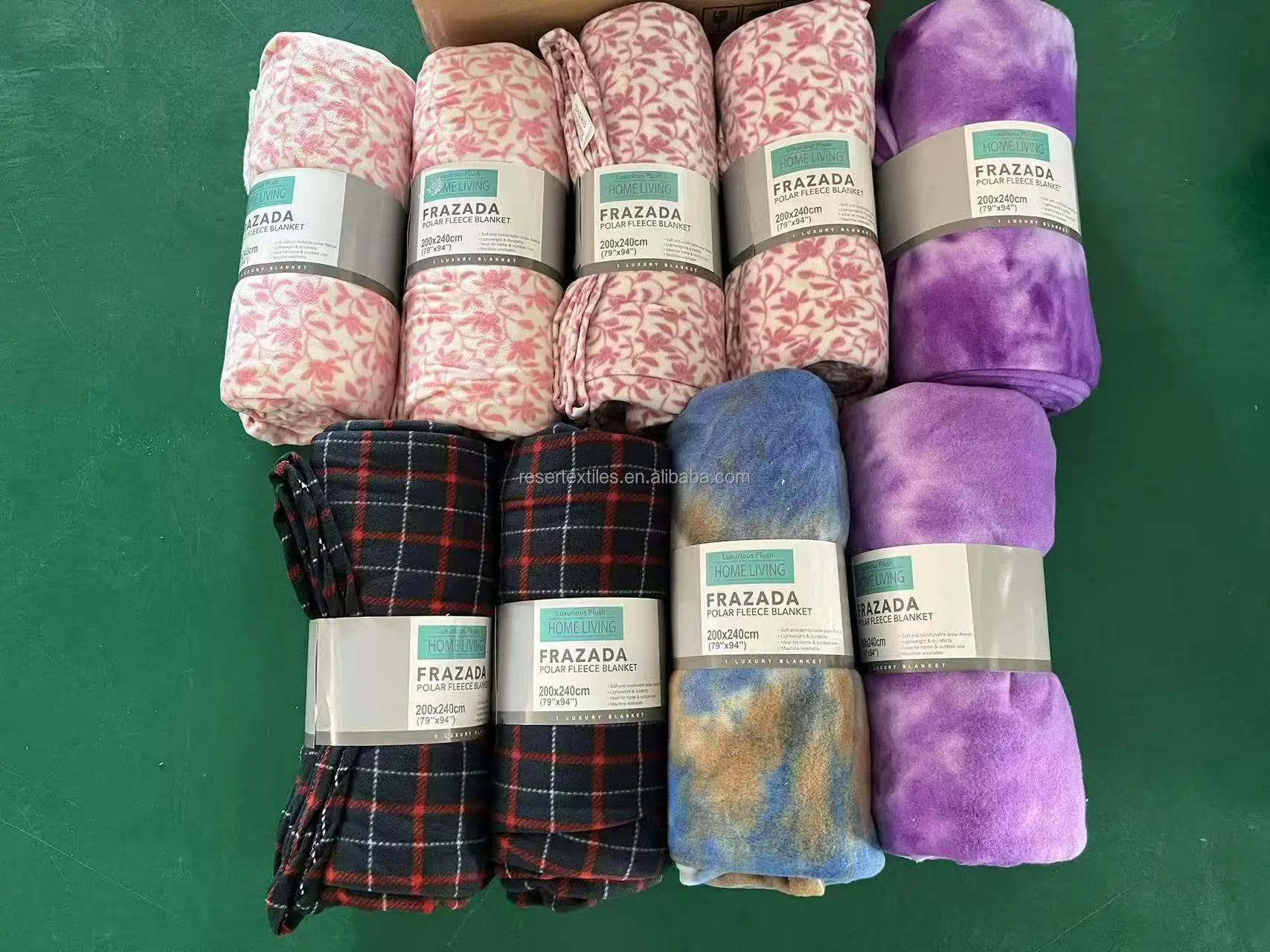 Luxurious Plush Faux Fur Double Layered Cozy Microfiber Bed Blanket Solid Colors 80% Promotion Sale Freshly Overproduced