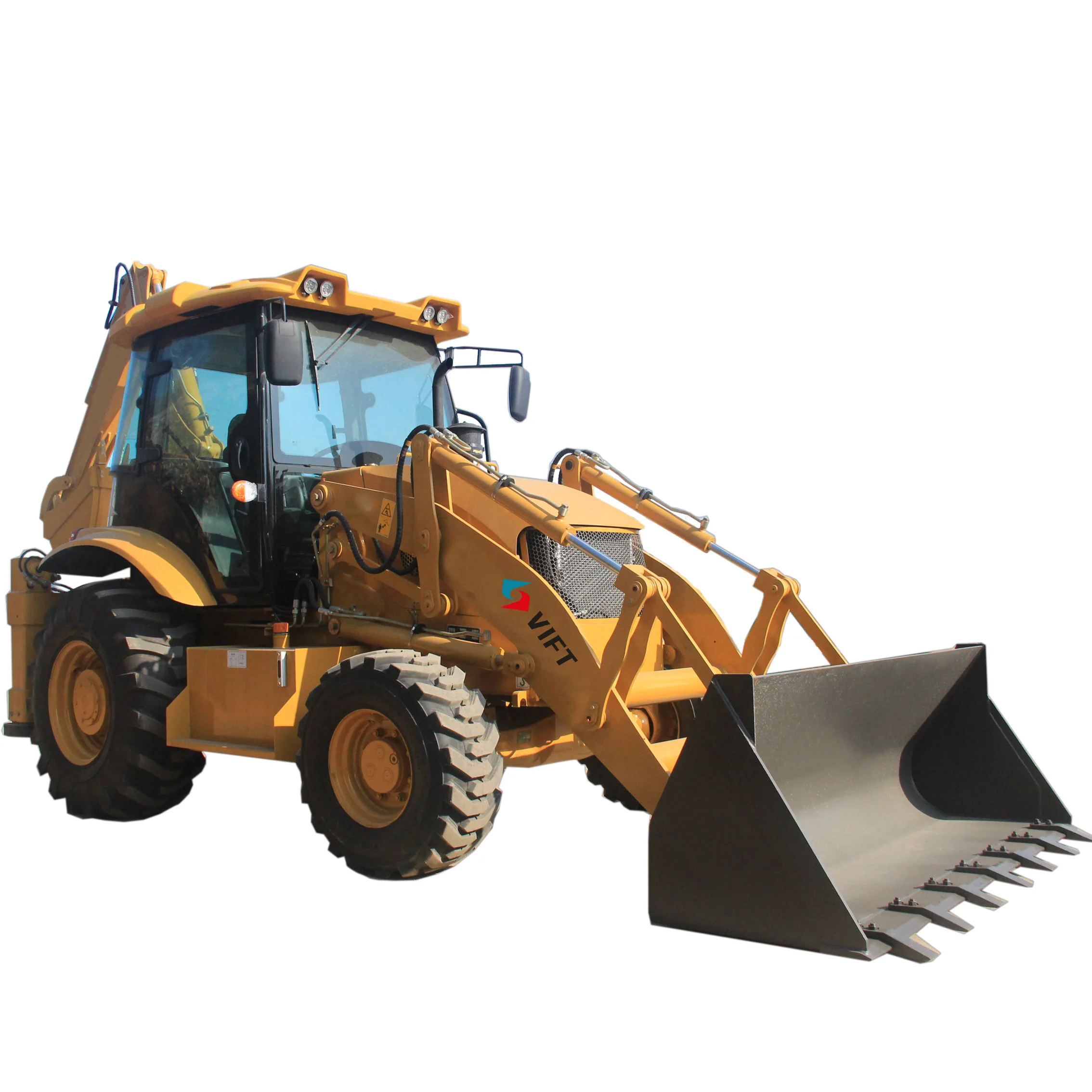 VIFT Factory Supply New Condition Small Construction Machinery 2.5 Ton Diesel Backhoe Loader Tractor EPA Euro CE Certificate