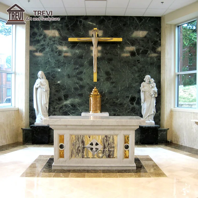 TREVI Customized Luxury Design Religious Church Marble Altar Table