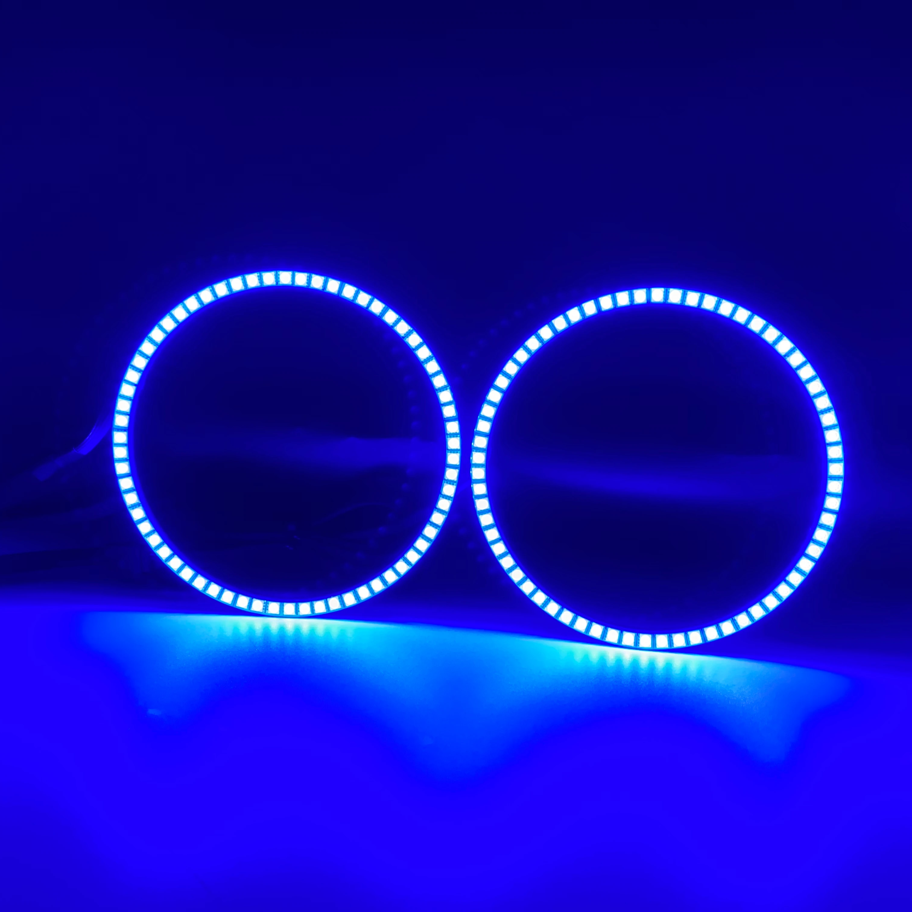 Automotived Modified Angel Eyes Daytime Running Lights LED Headlamp Car Headlights