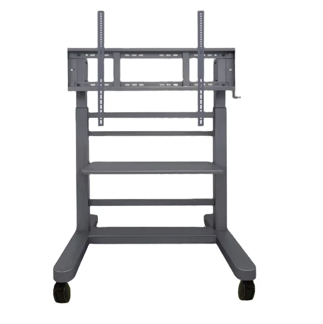 Electric Adjustable Height Interactive Whiteboard Stand For Smart TV Touch Monitors Floor Or Wall Mount Bracket