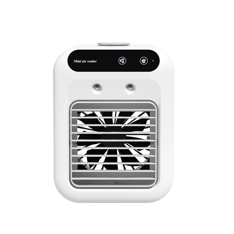Wireless 1800mAh Rechargeable Air Conditioner Fan For Room Mini USB Air Cooler Fan Outdoor Portable Humidifier Fan_voghion.com