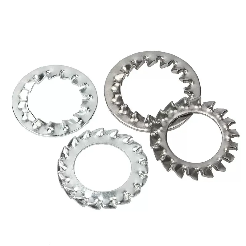 Din6797 Din6798 Serrated Tooth Washers With External Internal Teeth M3 ...