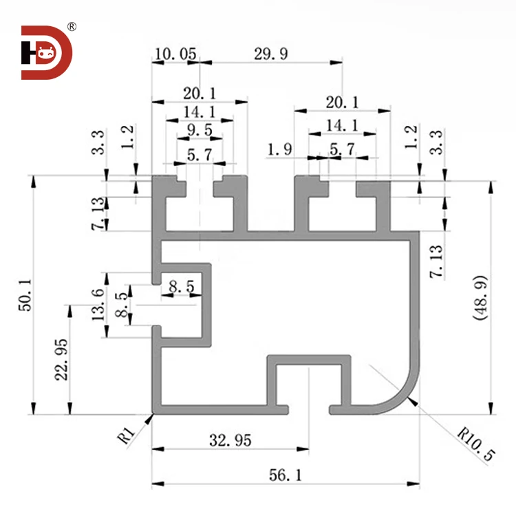 6090 aluminum profile chain conveyor-3