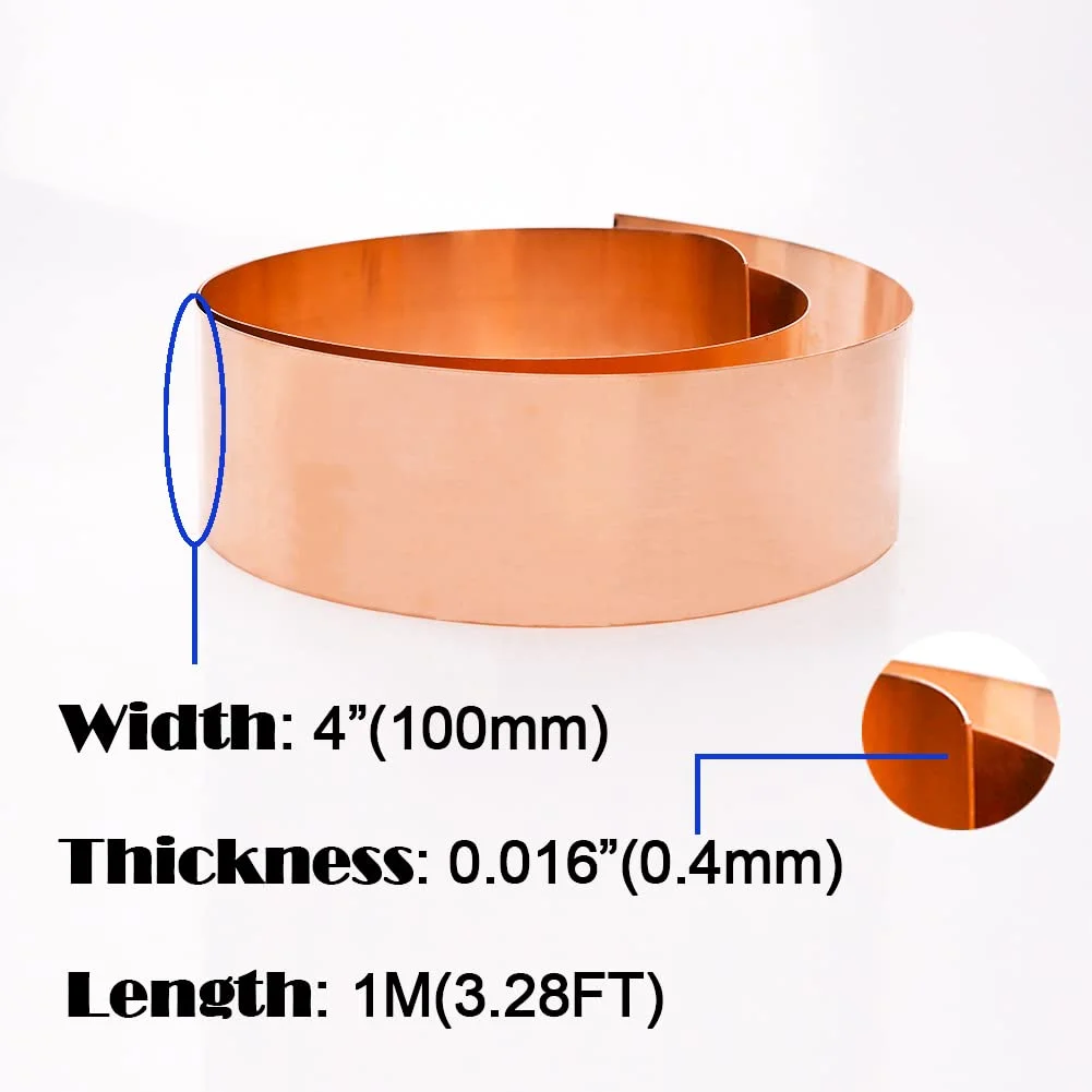 0.5mm Thick Pure Copper Sheet Roll Shielding And Lithium Ion Battery ...