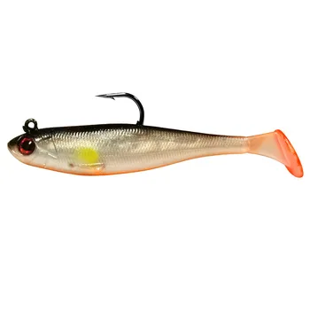 Cheery New Arrival Cheery 9cm 12g T-Tail Soft PVC Swimming Bait with Hook for Marlin Fishing – Soft Lure – view 3
