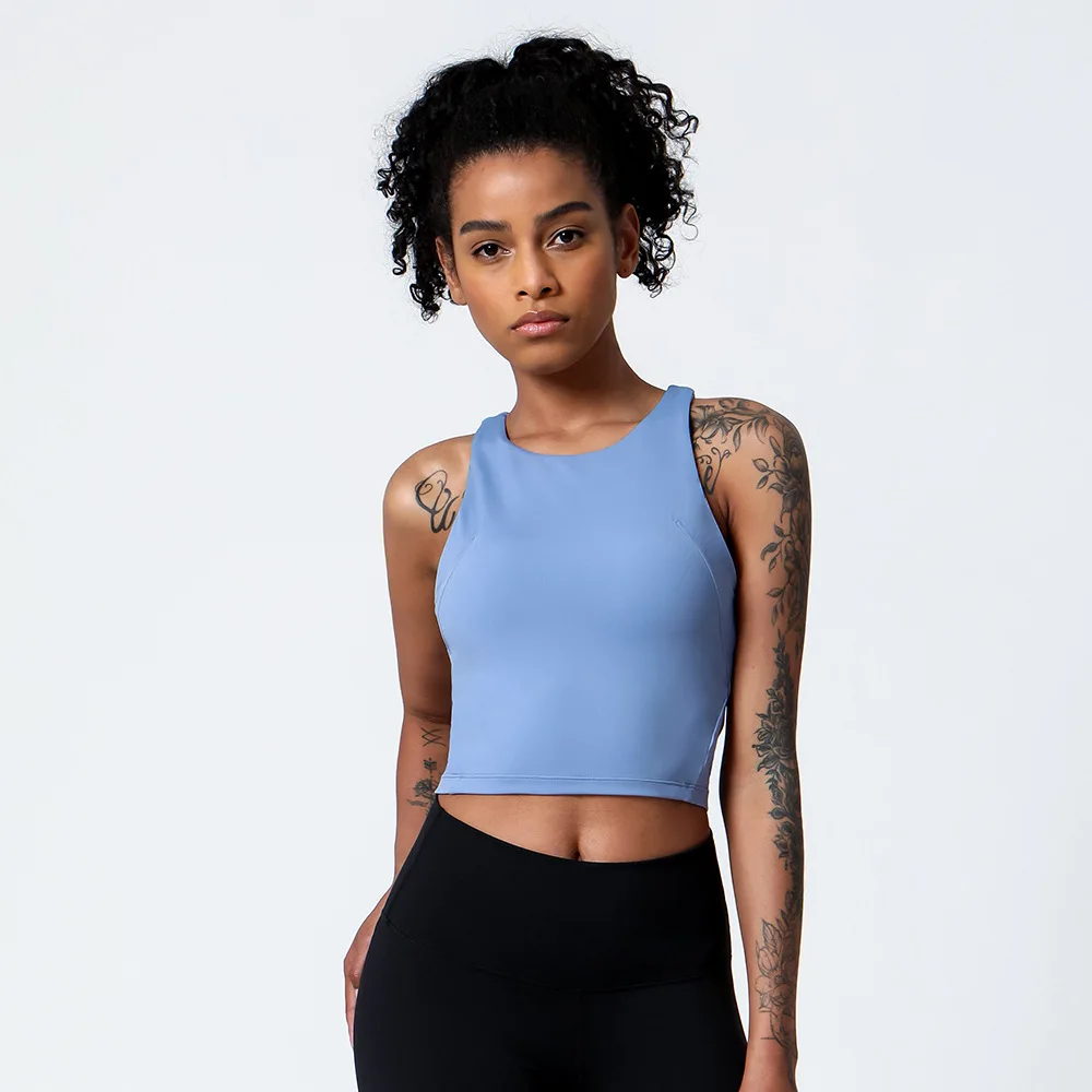 Atasan Tank Top Kompresi Lembut Wanita 