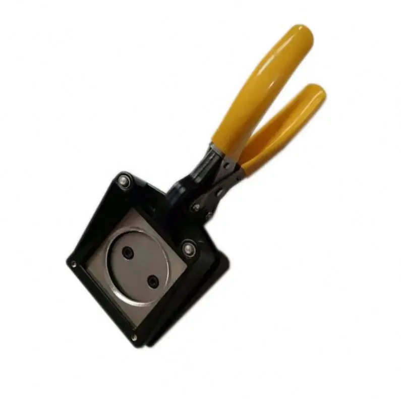 TEBAK Ergonomic Handheld Round Cutter - Versatile Precision Label/Photo Cutting Pliers for Crafts