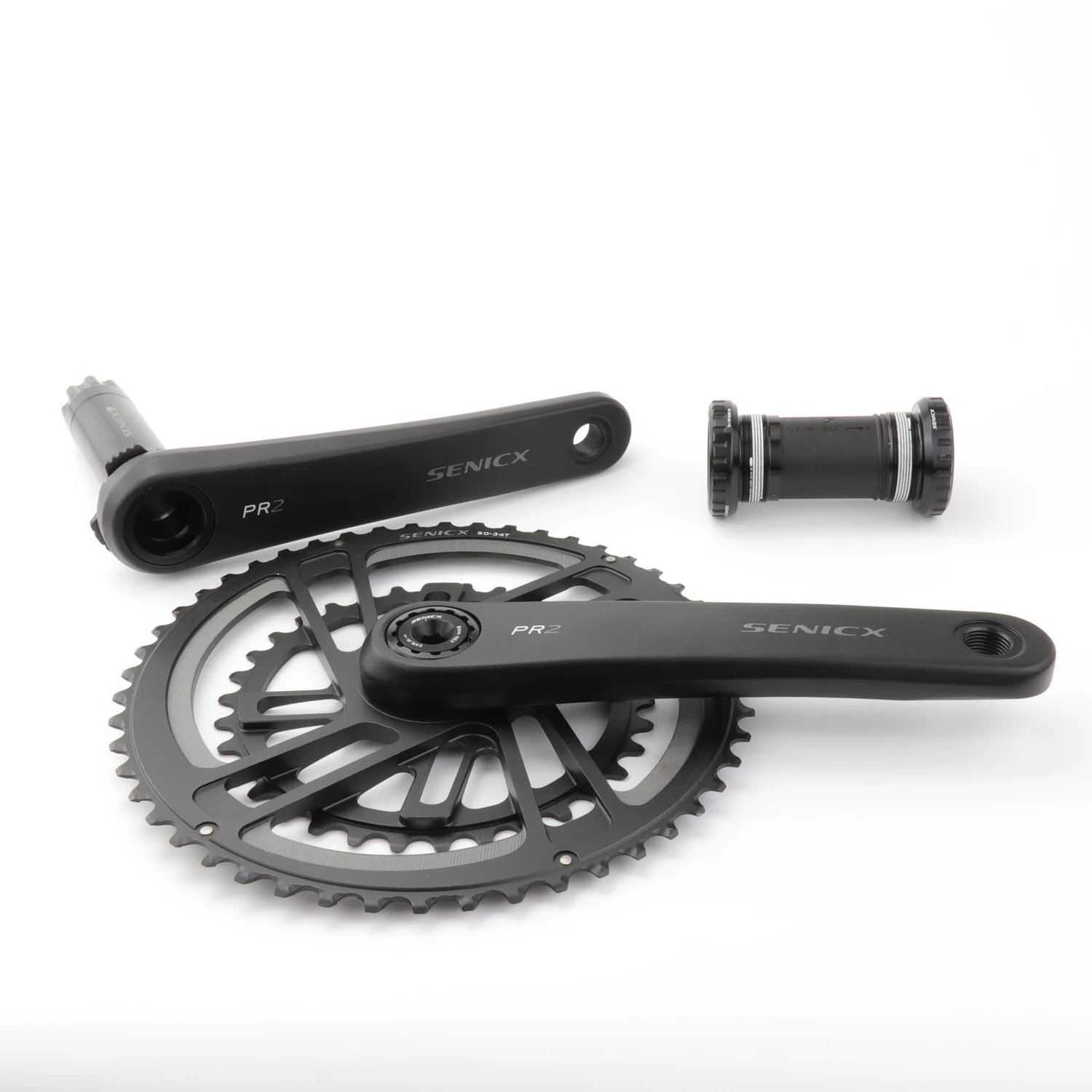 SENICX Road Bike Crankset FC-PR2-A2 50/34T 52/36T Direct Mount 11S