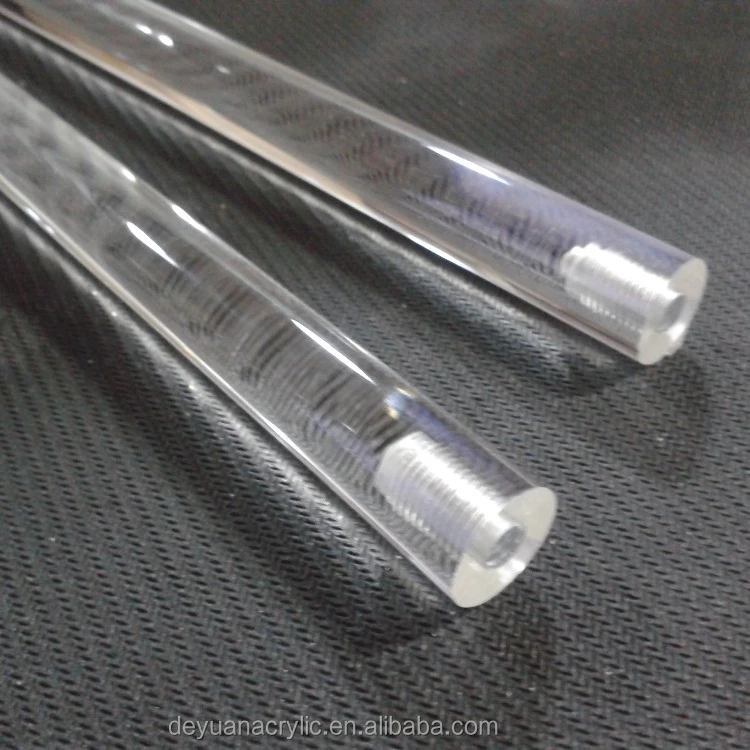 Custom Acrylic Rods & Hollow Threaded Rods - Clear Colored Options, 2M ...
