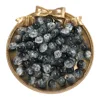 Crackle Glass Beads - Black
