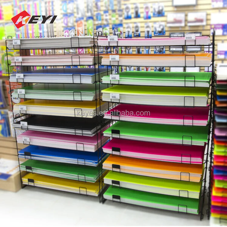 Customized 10 Lays Black Wire Scrapbook Paper Rack Wrapping Paper Metal Display Stand Buy