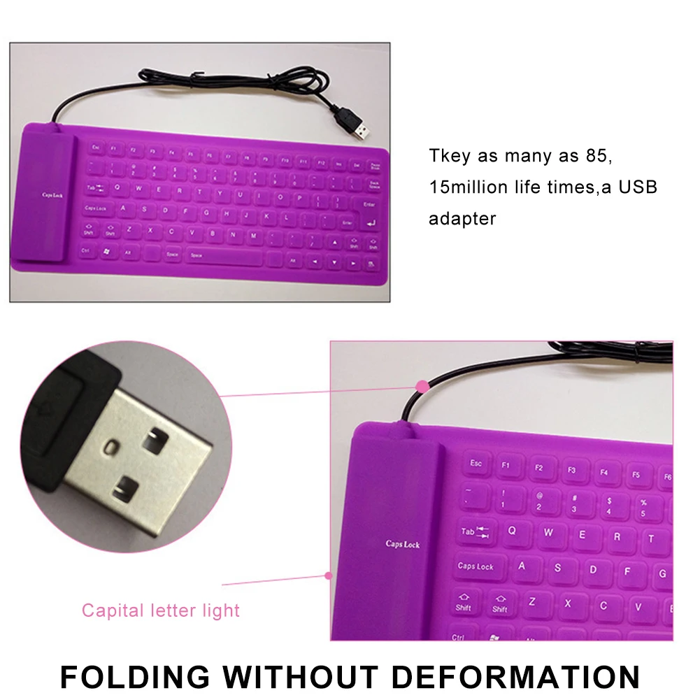Waterproof and Spill-Resistant - SoftWave Keyboard