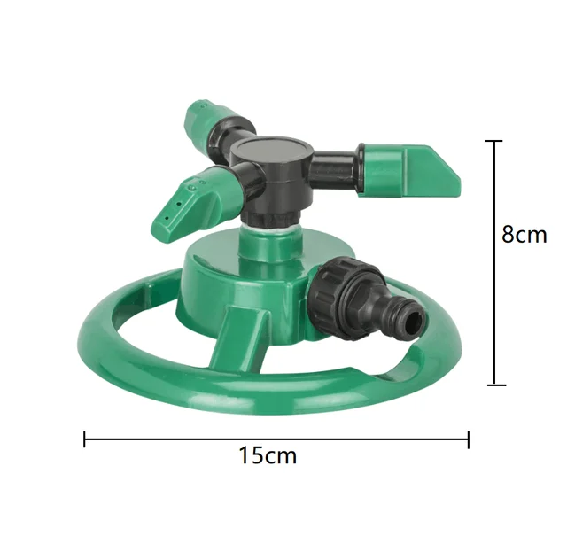 Garden Plastic Water Sprinkler  Head 360 Degree Rotating Automatically Watering Lawn irrigation system Sprinklers