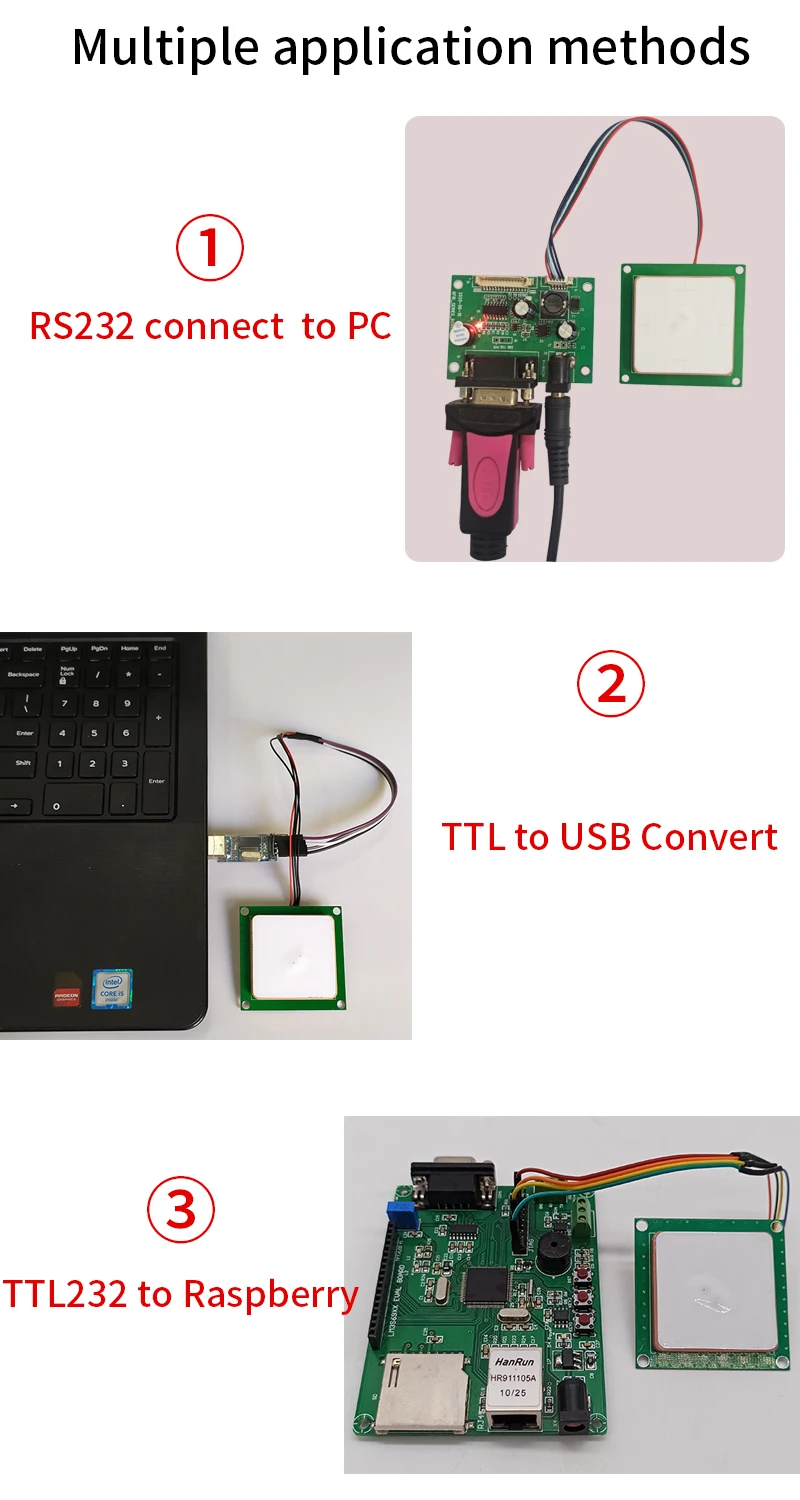 Uhf Rfid Module Iso18000-6c(epc Gen2) With Ttl232 M100 Jrd-100 Free C# ...