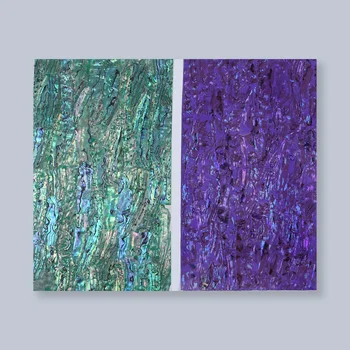 24x14cm Good Quality Green Purple Natural Craft Mother of Pearl Abalone Paua Shell Soft Paper Stickers