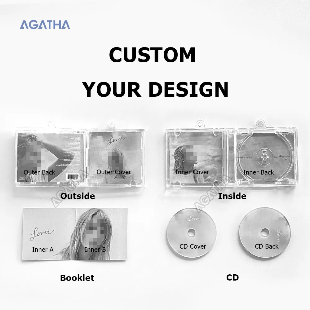 Custom Mini CD Case Keychain - Fashionable & Creative