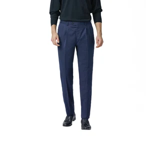 Latest Design Stylish Casual Office Navy Blue Suit Pants Trousers for Men