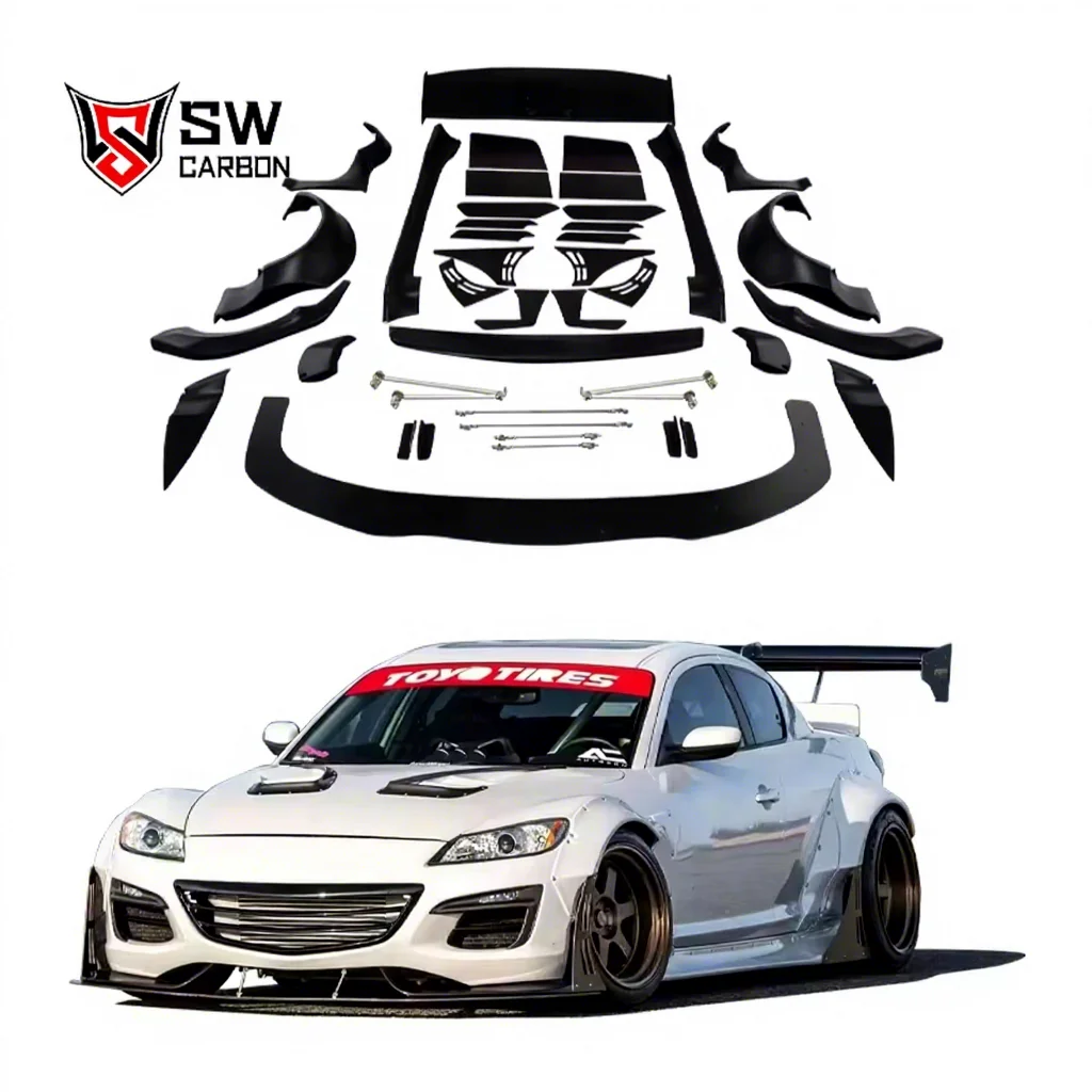 高品質ロケットバニー スタイル ワイドボディキット マツダ RX8