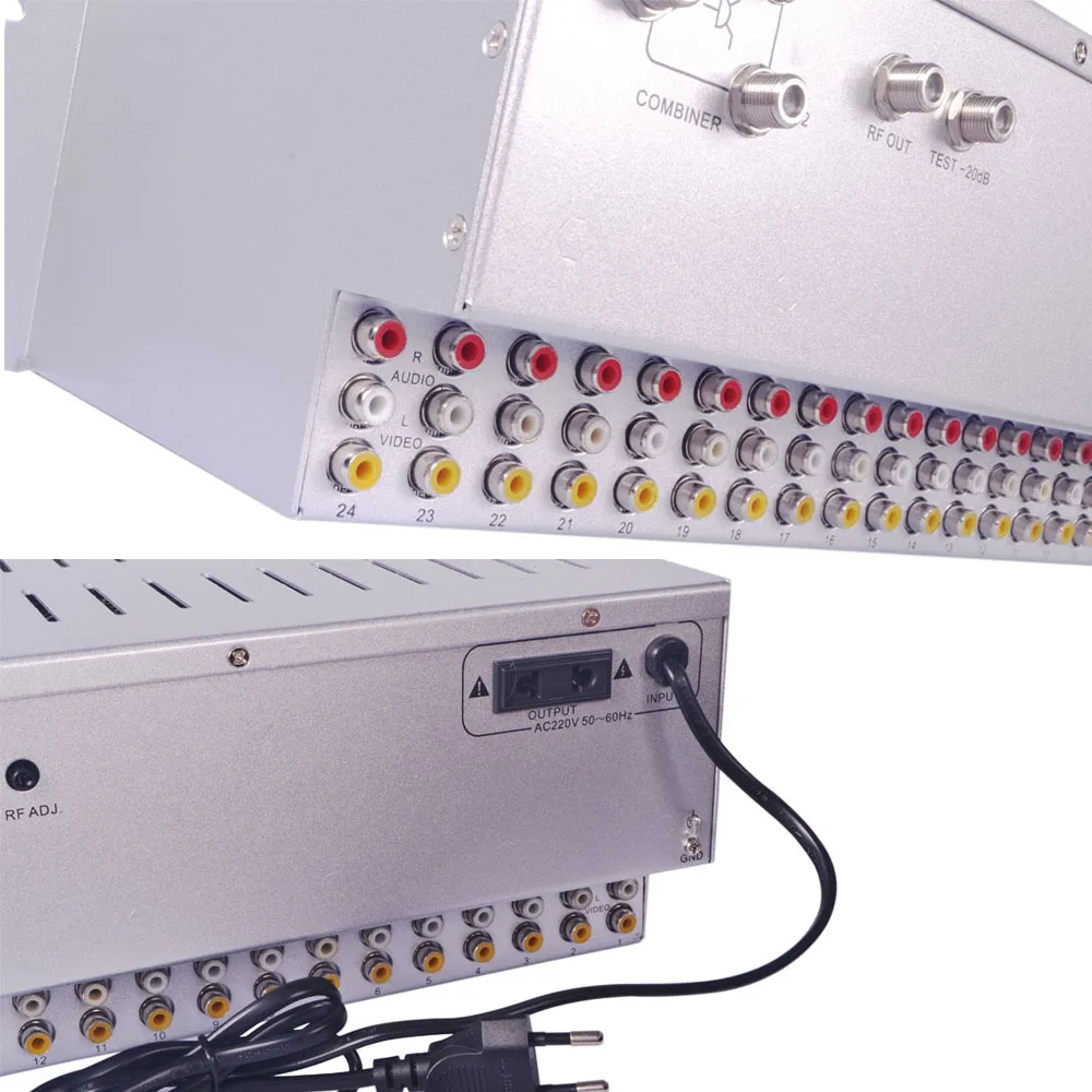 For SOFTEL Professional 24-in-1 CATV RF Analog Modulator 24 Fixed Channels RCA for Radio & TV Broadcasting Equipment