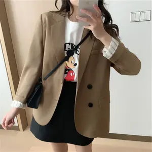 Internet Celebrity Small Suit Womens 2026 New Autumn Korean Style Retro Casual Elegant Short AliExpress