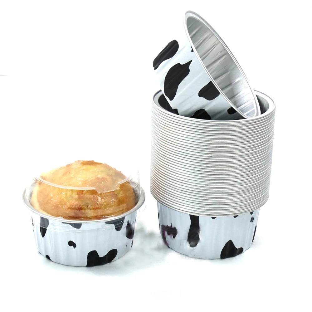 Disposable Paper Cake Cups Cake packaging ice cream rolls thickened coated kraft paper muffin Cupcake cups factory