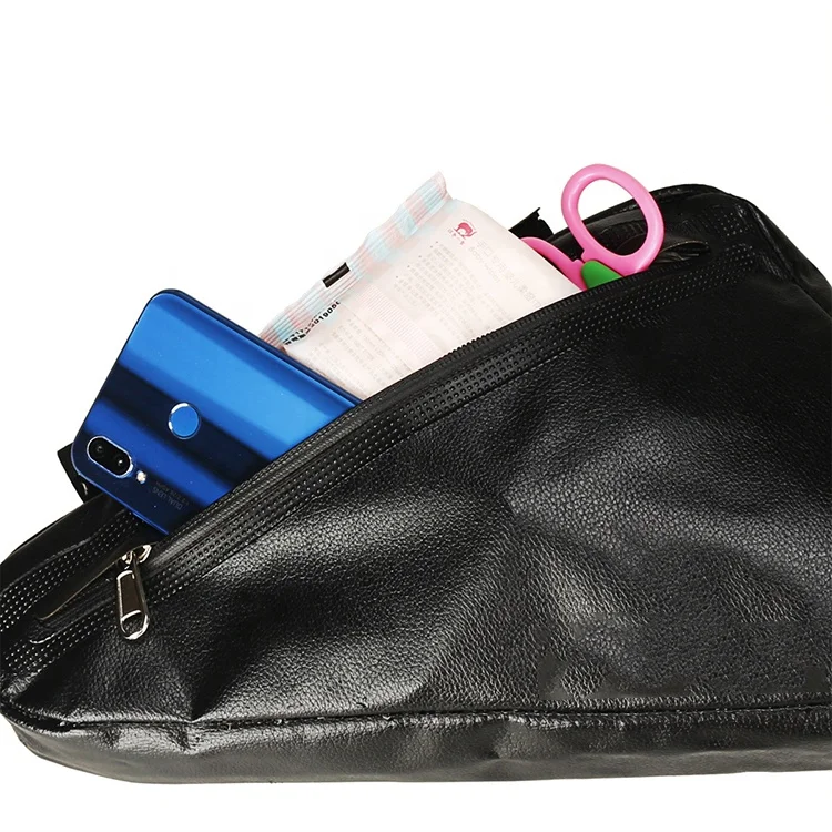 Waterproof Bicycle PU Front Top Frame Tube Ancient Style City Bike Bag For Cycling_voghion.com