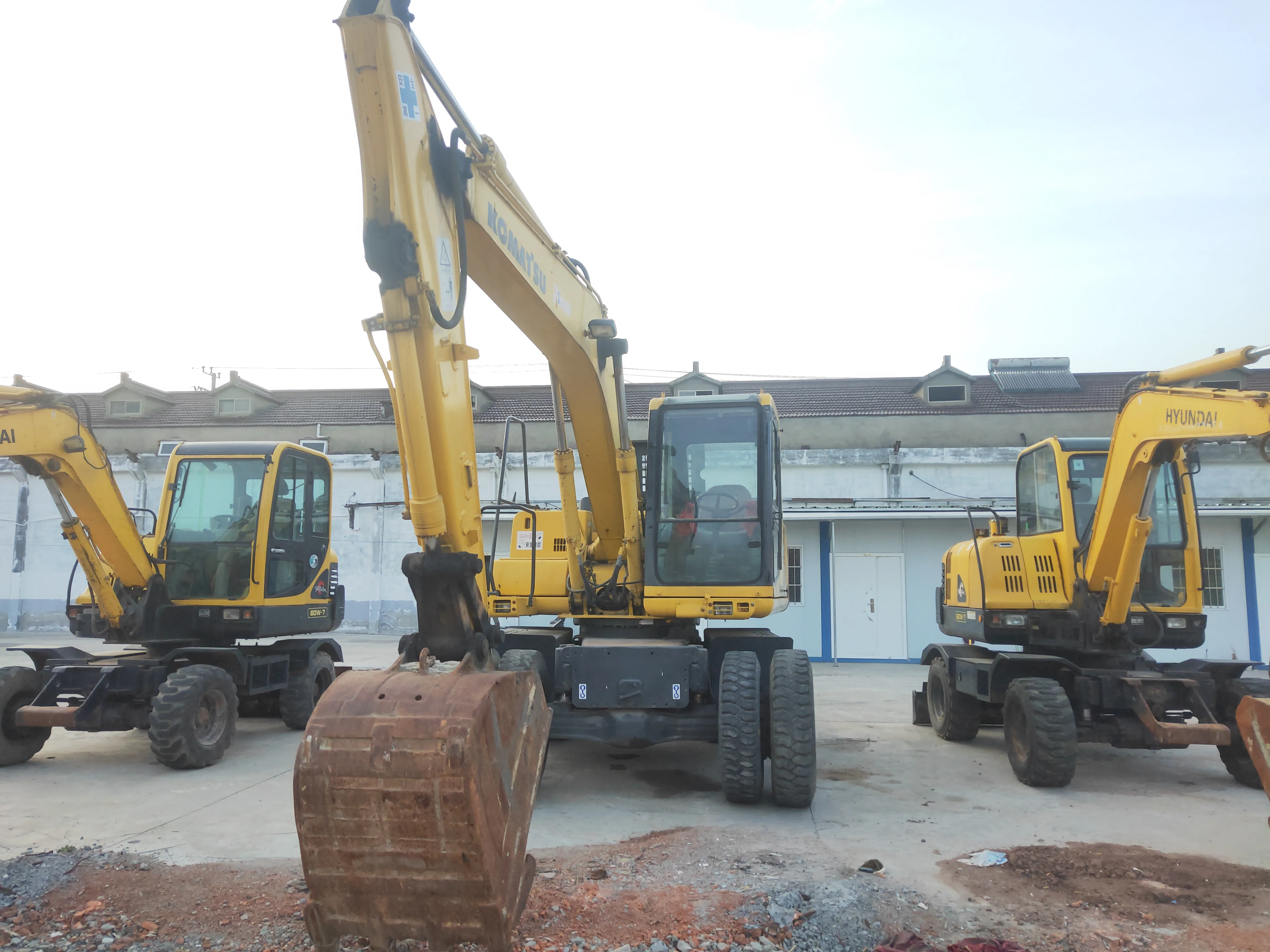 High Quality Original Japan Wheel Excavator Used komatsu PW150-6 Used ...