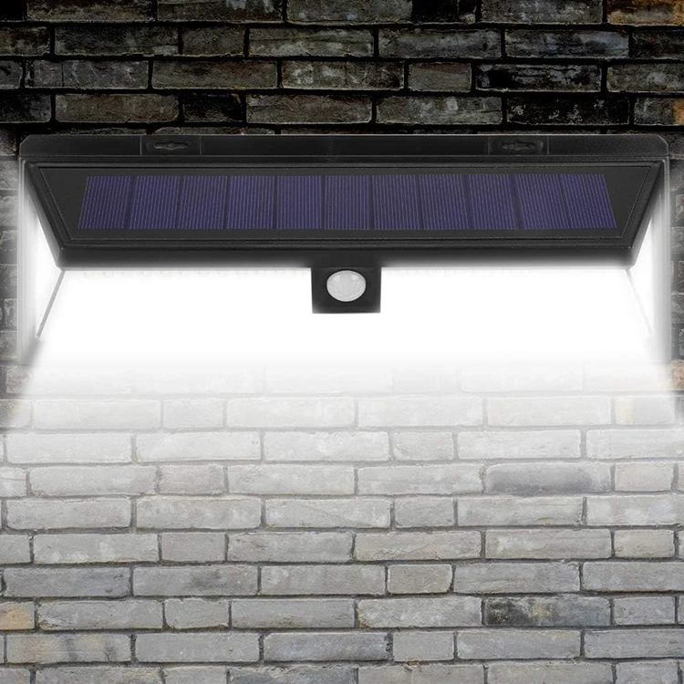 Hot Sale 3 Modes Solar LED Outdoor Wall Light 118led Solar Wall Mount Lights Outdoor Wall Light Outdoor Solar for Garden