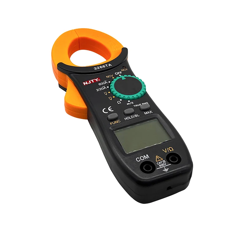 Uni-t UT201+ 4000 Handheld Counts 600V AC DC Current Tester Mini Clamp Multimeter Resistance Frequency Meter Unit Digital