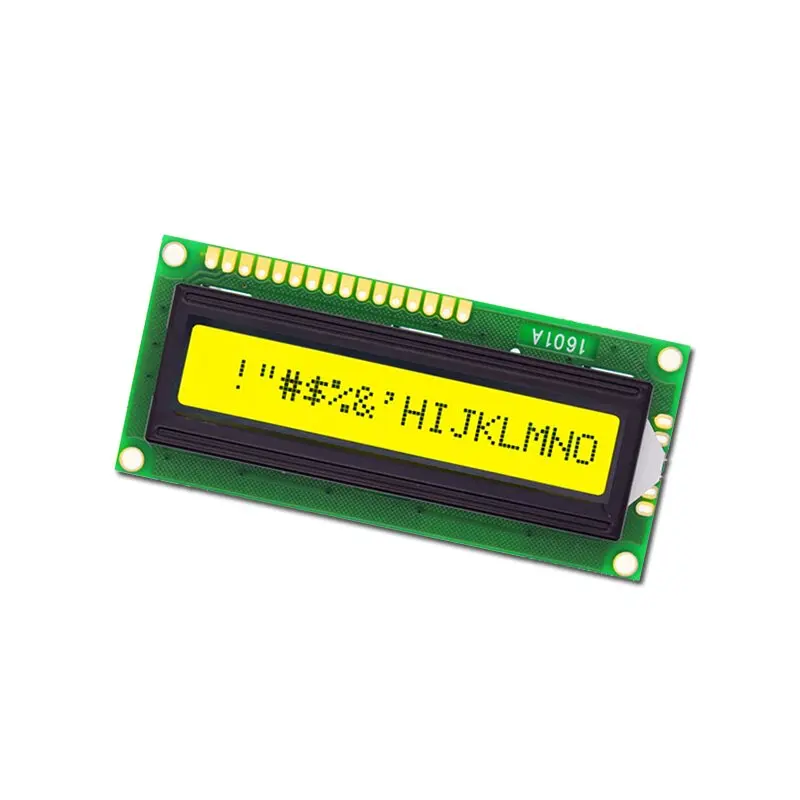 0802 1601 1602 Lcd 2002 2004 4002 8X2 16X1 16X2 20X2 20X4 40X2 Monochrome Character Dot matrix Lcd Display Module