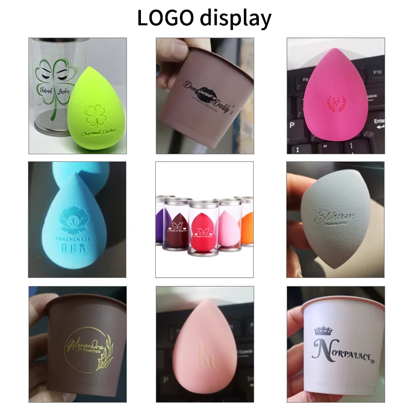 Customizable Beauty Cosmetic Blender Private Label Latex-Free Coffee Cup Makeup Sponge for Enhancing Your Makeup Skills