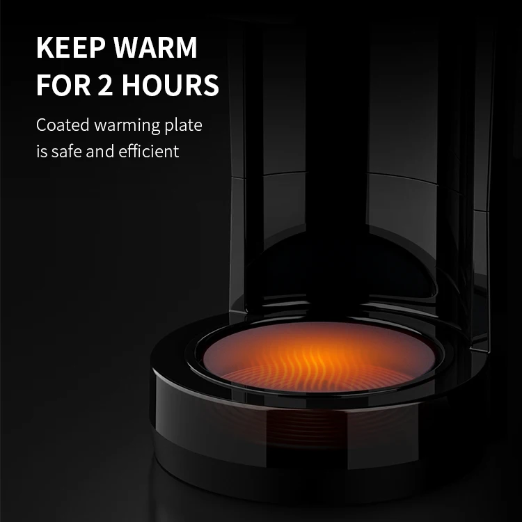 High Quality Automatic Programmable Keep Warm 12 Cup Coffee Maker Drip Coffee Maker