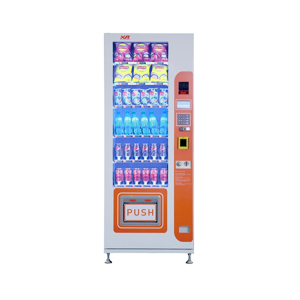 Slim Small  Vending Machine with Refrigerated for Selling Snack and Drink Cigarette