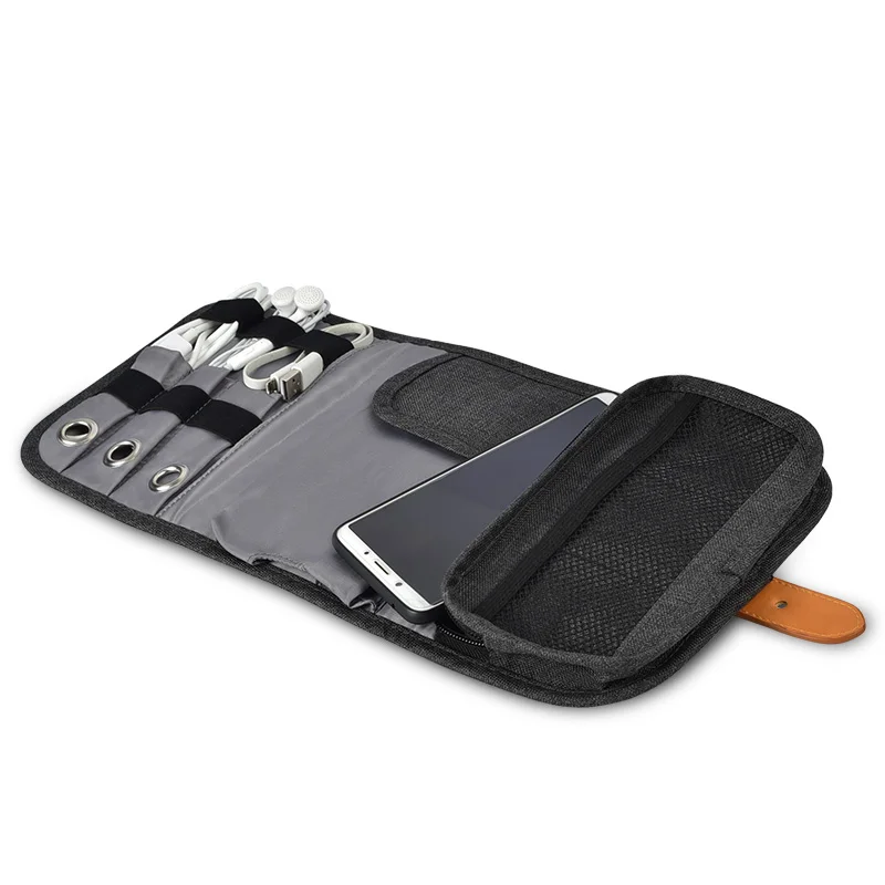 Waterproof Travel Data Cable Organizer Bag Digital USB Earphone Wire Storage Case Bag
