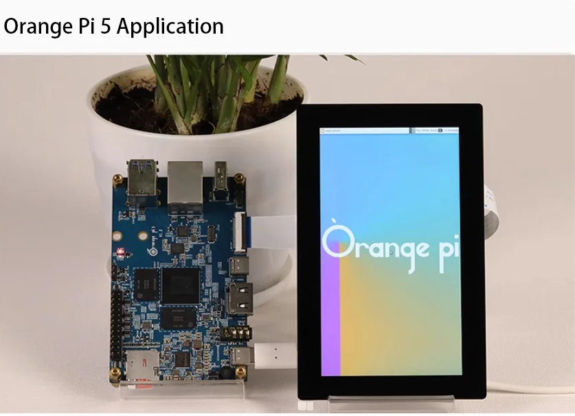 Max Display Pi5 Orange Pi5/5B/5PLUS display screen with 5-inch mipi dsi capacitive ...