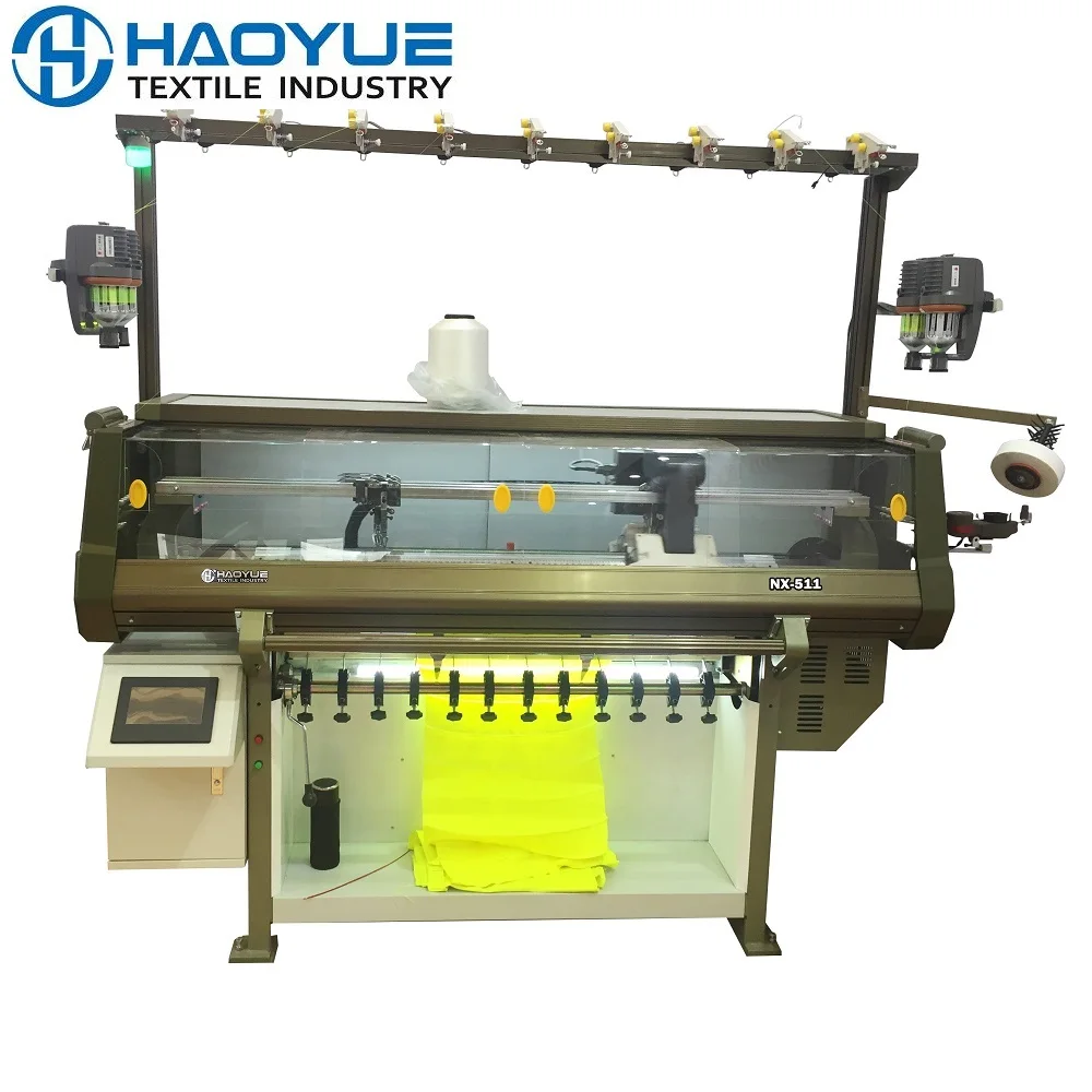 Plain Collar Knitting Machine with 18G