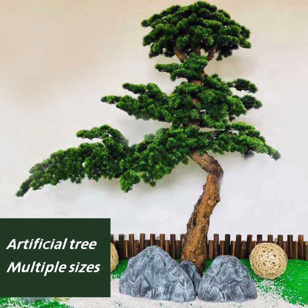 Wholesale Price Artificial Bonsai Pine Tree Plant Indoor Decorative