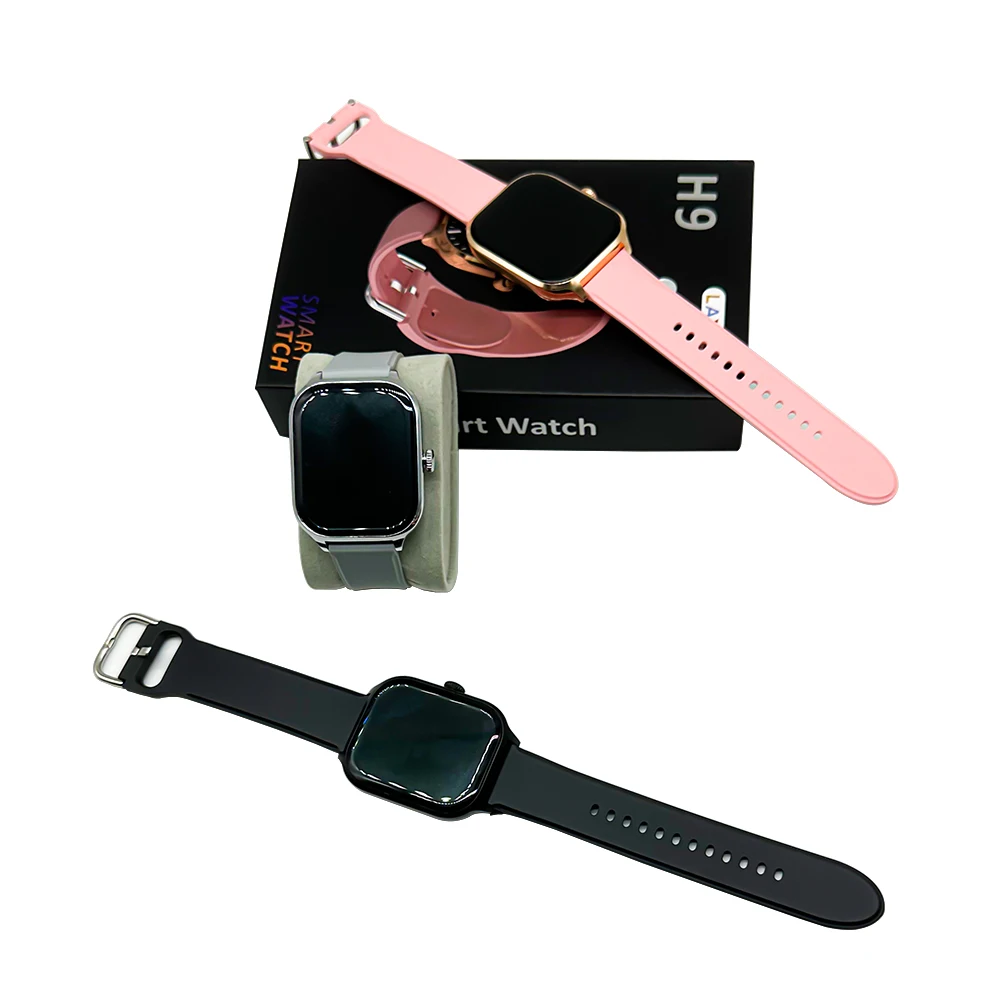 New Arrival H9 Smartwatch with Health Monitoring Sport Exercise Heart Rate  BT Call Waterproof with IP67 Level Private Model