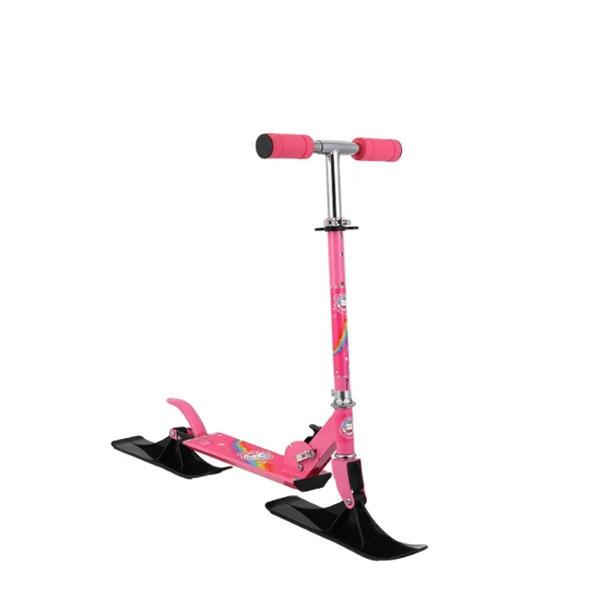 Лучший детский Снежный скутер лыжный самокат для детских игр на открытом