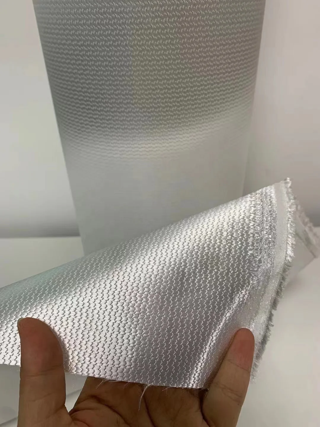 SubliQijun Polyester Fabrics Textiles Patch Base Fabrics Universal Polyester Tatami Fabric for Patches