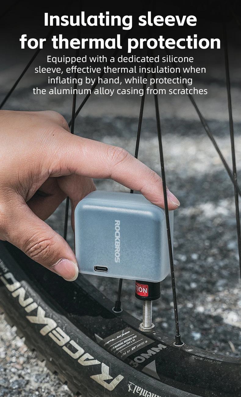 rechargeable electric mini bicycle pump