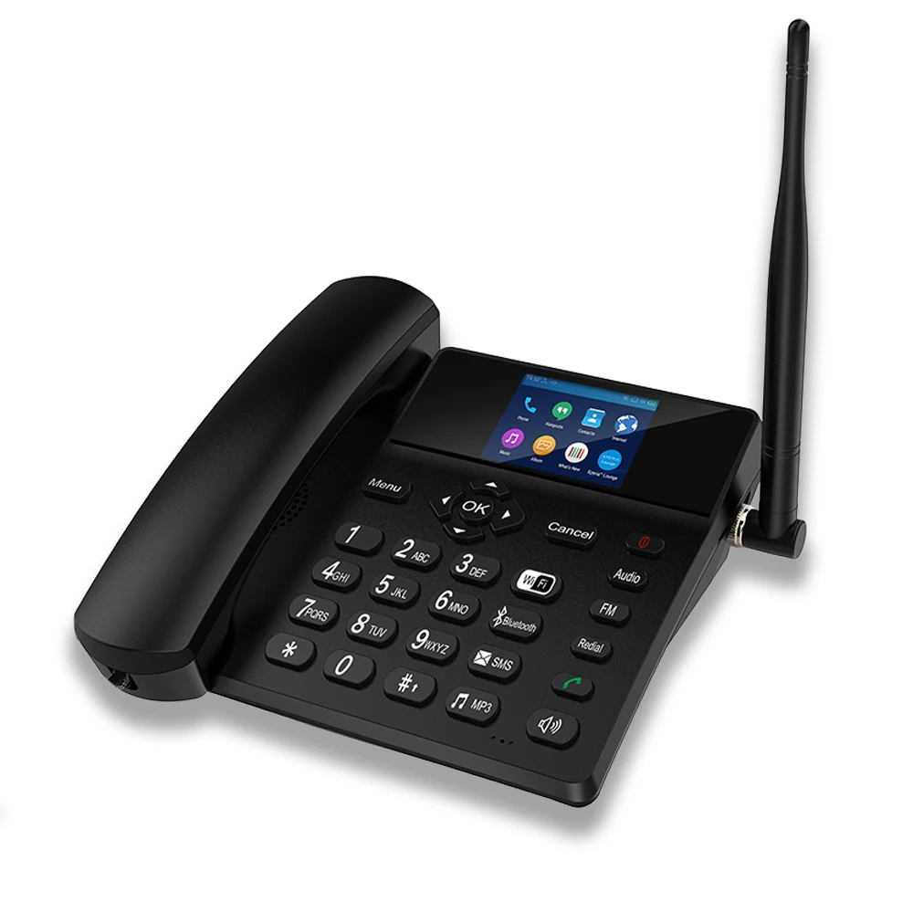 Landline Phone With Sim Card Slot And Wifi 4g Lte Fixed Wireless Telephone Cordless Phone Landline Desktop Phones