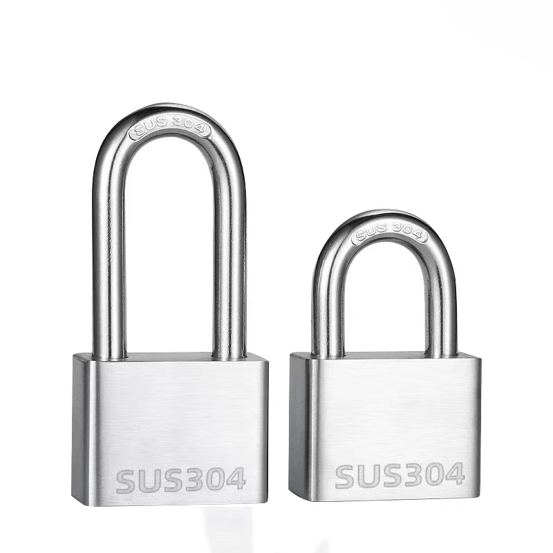 Stainless Steel Padlock Antirust Waterproof Padlock For Outdoor Lock