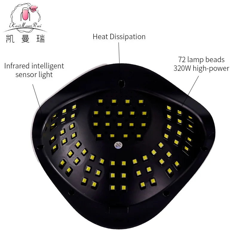 New Style SUN X16 MAX LED Nail Lamp for Drying All Nail Gel Polish With Large LCD Touch Smart Sensor Nail Dryer Manicure Sharon