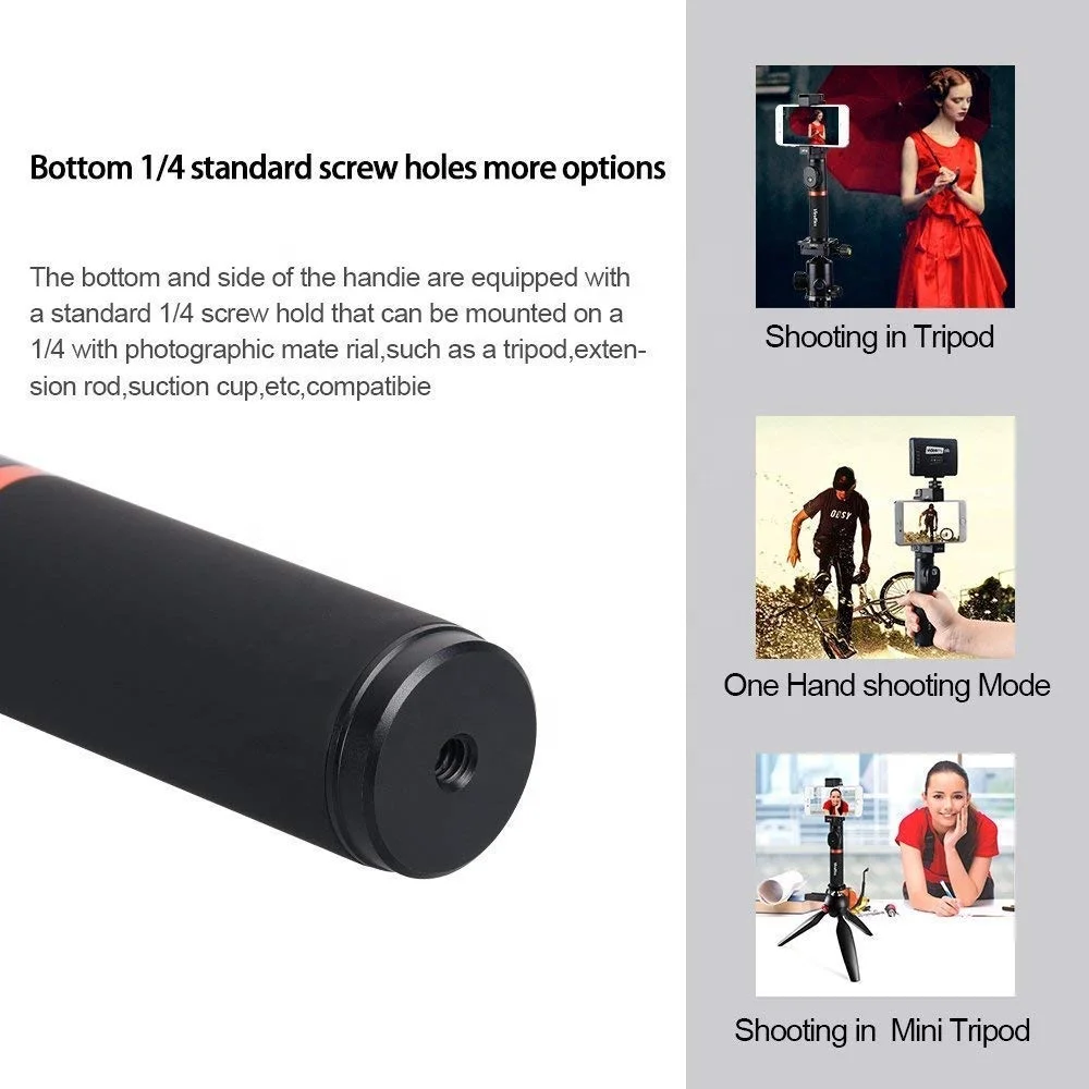 Comica CVM-R2 смартфон рукоятка металлическая видео установка с шириной регулируемый зажим для