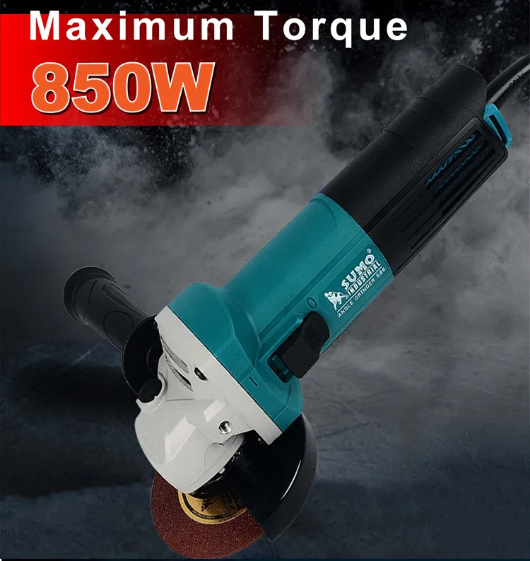 Sumo 850w 11000rpm Power Angle Grinder Side Switch Angle Grinder 100mm
